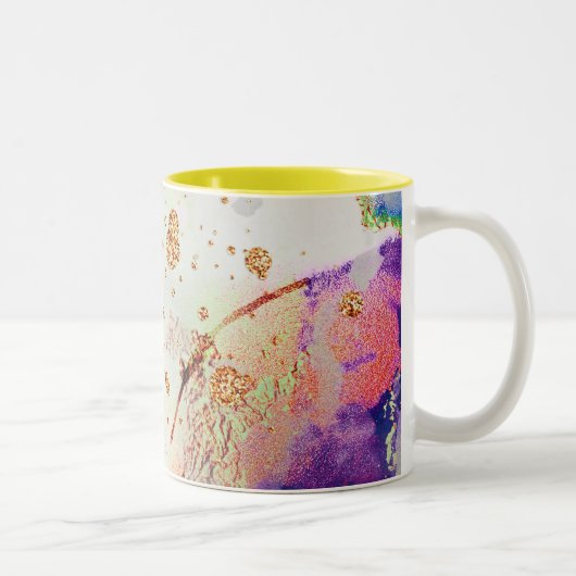 abstracte Mok van het galaxy Two-Tone Coffee-patro (Rechts)