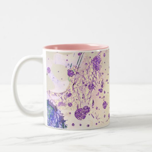 abstracte Mok van het galaxy Two-Tone Coffee-patro (Links)