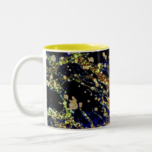 abstracte Mok van het galaxy Two-Tone Coffee-patro (Links)
