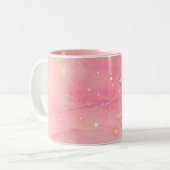 abstracte Mok van het galaxy Two-Tone Coffee-patro (Voorkant links)