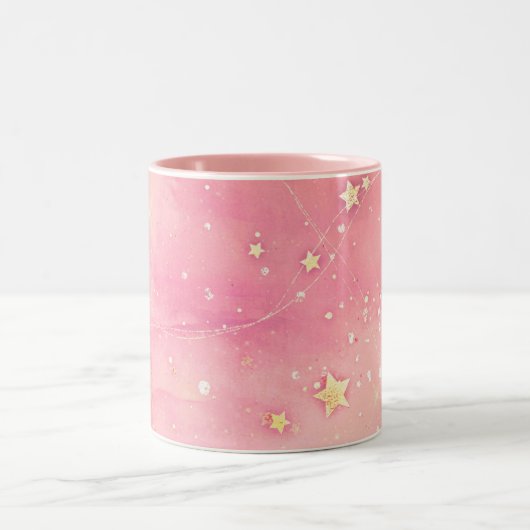 abstracte Mok van het galaxy Two-Tone Coffee-patro (Center)