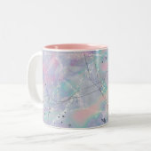abstracte Mok van het galaxy Two-Tone Coffee-patro (Voorkant links)