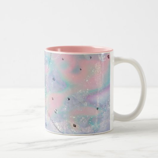 abstracte Mok van het galaxy Two-Tone Coffee-patro (Rechts)