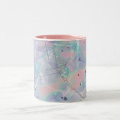 abstracte Mok van het galaxy Two-Tone Coffee-patro (Center)