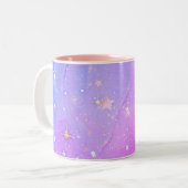 abstracte Mok van het galaxy Two-Tone Coffee-patro (Voorkant links)