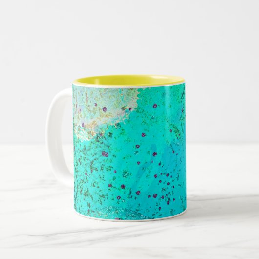 abstracte Mok van het galaxy Two-Tone Coffee-patro (Voorkant links)