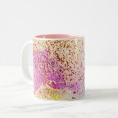 abstracte Mok van het galaxy Two-Tone Coffee-patro (Voorkant links)