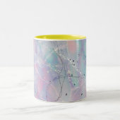 abstracte Mok van het galaxy Two-Tone Coffee-patro (Center)