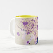 abstracte Mok van het galaxy Two-Tone Coffee-patro (Voorkant links)