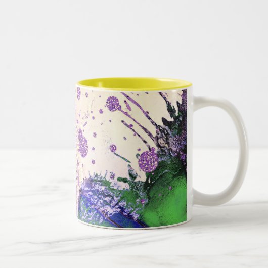 abstracte Mok van het galaxy Two-Tone Coffee-patro (Rechts)
