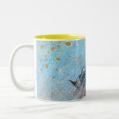 abstracte Mok van het galaxy Two-Tone Coffee-patro (Links)