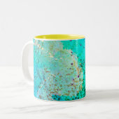 abstracte Mok van het galaxy Two-Tone Coffee-patro (Voorkant links)