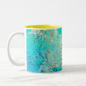 abstracte Mok van het galaxy Two-Tone Coffee-patro (Links)