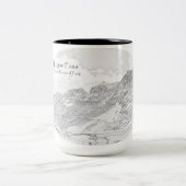 Abstracte mok van het landschap (Center)