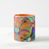 Abstracte mok van kubieke flora (Midden)