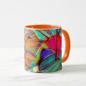 Abstracte mok van kubieke flora (Voorkant rechts)