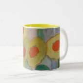 Abstracte Mok zonnebloemen (Voorkant rechts)
