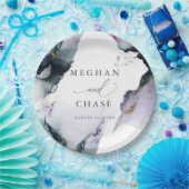 Abstracte mokey Amethyst Papieren Bordje (Feest)