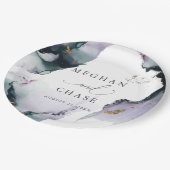 Abstracte mokey Amethyst Papieren Bordje (Gekanteld)