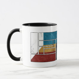 Abstracte mokontwerpen mok
