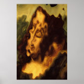 Abstracte Mona Lisa Poster (Voorkant)