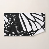 Abstracte Monarch Butterfly Wing - Dare to Dream! Bad Handdoek (Handdoek)