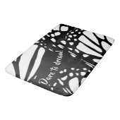 Abstracte Monarch Butterfly Wing - Dare to Dream! Badmat (Gekanteld)