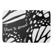 Abstracte Monarch Butterfly Wing - Dare to Dream! Badmat (Voorkant)