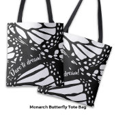 Abstracte Monarch Butterfly Wing - Dare to Dream! Tote Bag