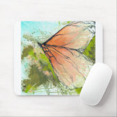 Abstracte monarchvlinder - Poster Muismat (Met muis)