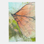 Abstracte monarchvlinder - Poster Theedoek (Verticaal)