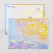 abstracte , monetwaterlib 7 briefkaart (Voorkant / Achterkant)