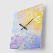 abstracte , monetwaterlib 7 vierkante klok (Hoek)