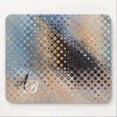 Abstracte monochrome Stippen Muismat (Voorkant)