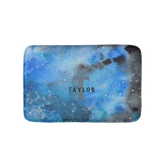 Abstracte monogram badmat (Voorkant)