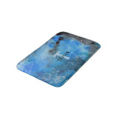 Abstracte monogram badmat (Gekanteld)