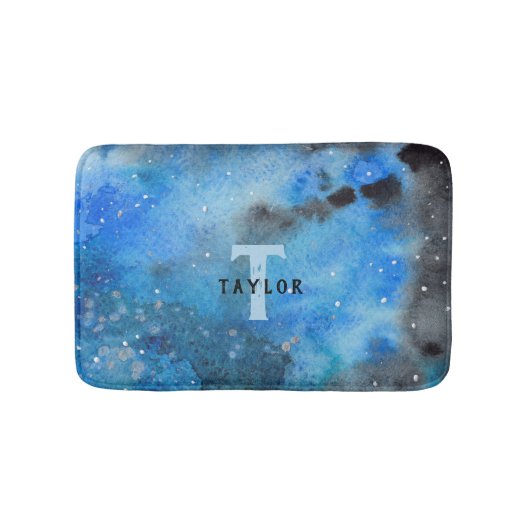 Abstracte monogram badmat (Voorkant)