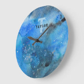 Abstracte monogram grote klok (Hoek)