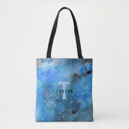 Abstracte monogram tote bag