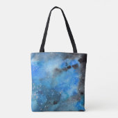 Abstracte monogram tote bag (Achterkant)
