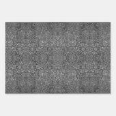 Abstracte monsters wit en zwart inpakpapier vel (Voorkant 2)