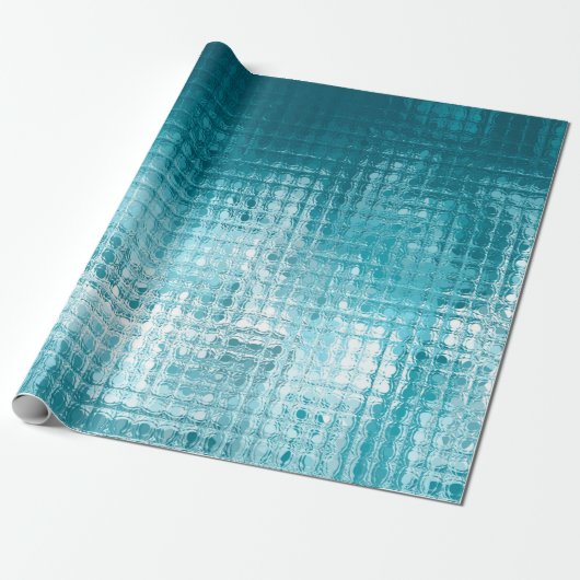 Abstracte, mooie blauwe elegante achtergrond cadeaupapier (Uitgerold)