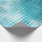 Abstracte, mooie blauwe elegante achtergrond cadeaupapier (Hoek)
