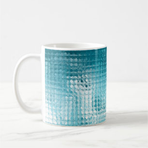 Abstracte, mooie blauwe elegante achtergrond koffiemok