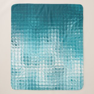 Abstracte, mooie blauwe elegante achtergrond sherpa deken