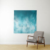 Abstracte, mooie blauwe elegante achtergrond wandkleed (In situ)