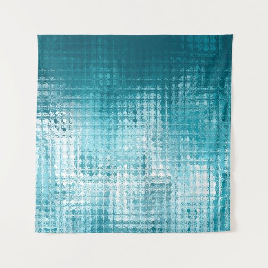 Abstracte, mooie blauwe elegante achtergrond wandkleed (Voorkant)