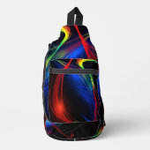Abstracte mooie Kleurenlichten Sling Bag (Voorkant)
