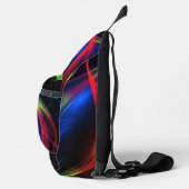 Abstracte mooie Kleurenlichten Sling Bag (Rechts)