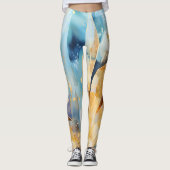 Abstracte mooie moderne design Leggings (Voorkant)